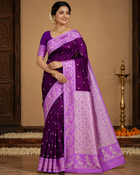 Jute Silk Saree- J09