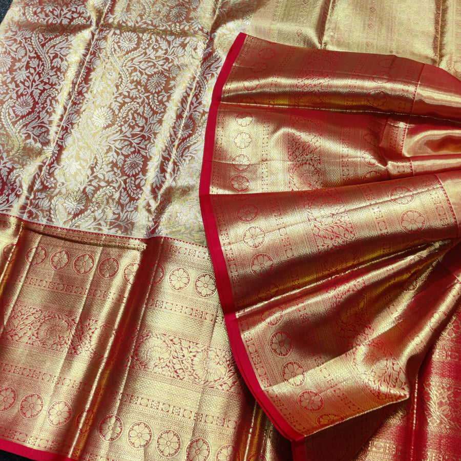 Kanchi Pattu Wedding Saree @35% Off -KMP65