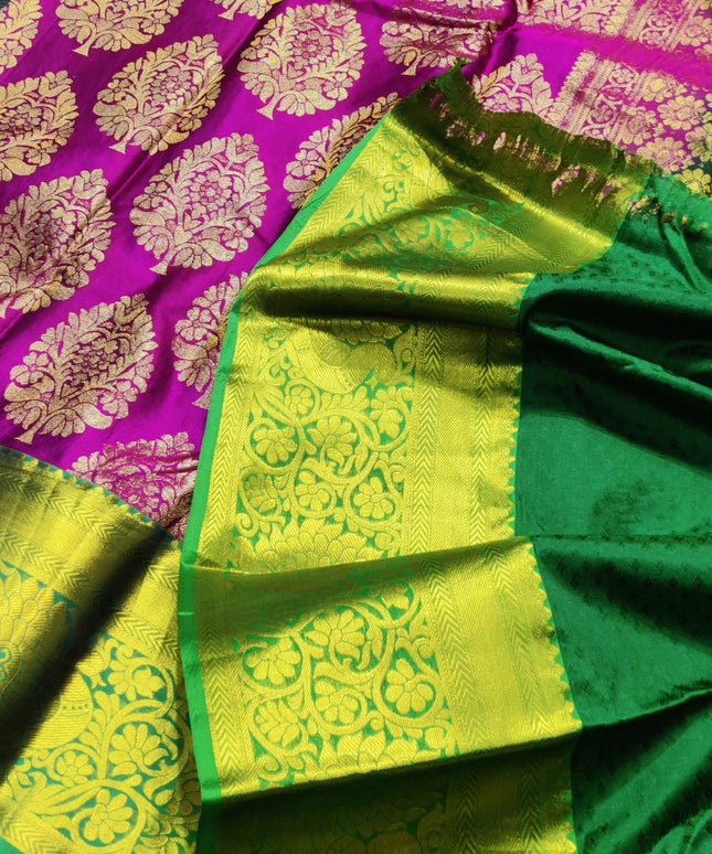 Kanchi Pattu Half Fine Brocade - SP31