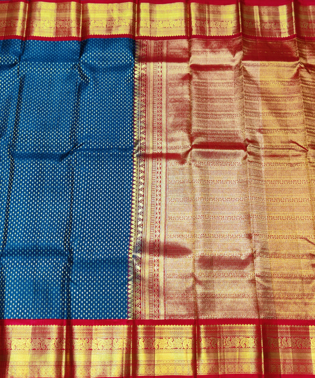Kanchi pure kuttu border Saree - KMP1295