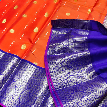 Kanchi pure kuttu border Saree - KMP816