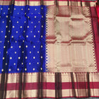 Kanchi Vintage Gap border pattu - KMP354