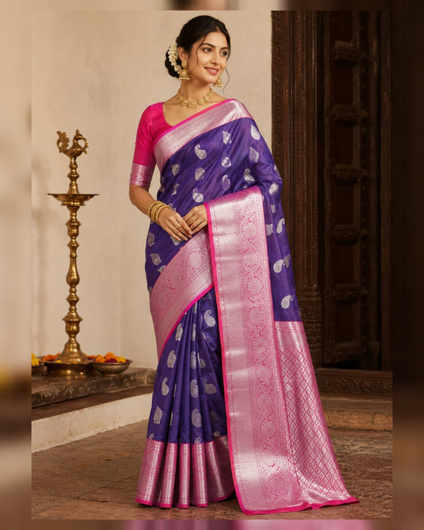 30%Off Kanchi pattu saree - KMP37