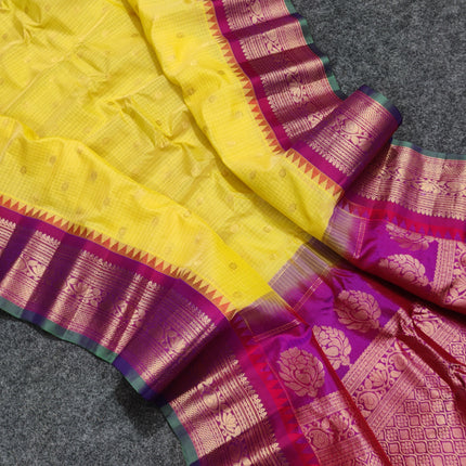 Gadwal Handloom Sico Silk Saree - GS167