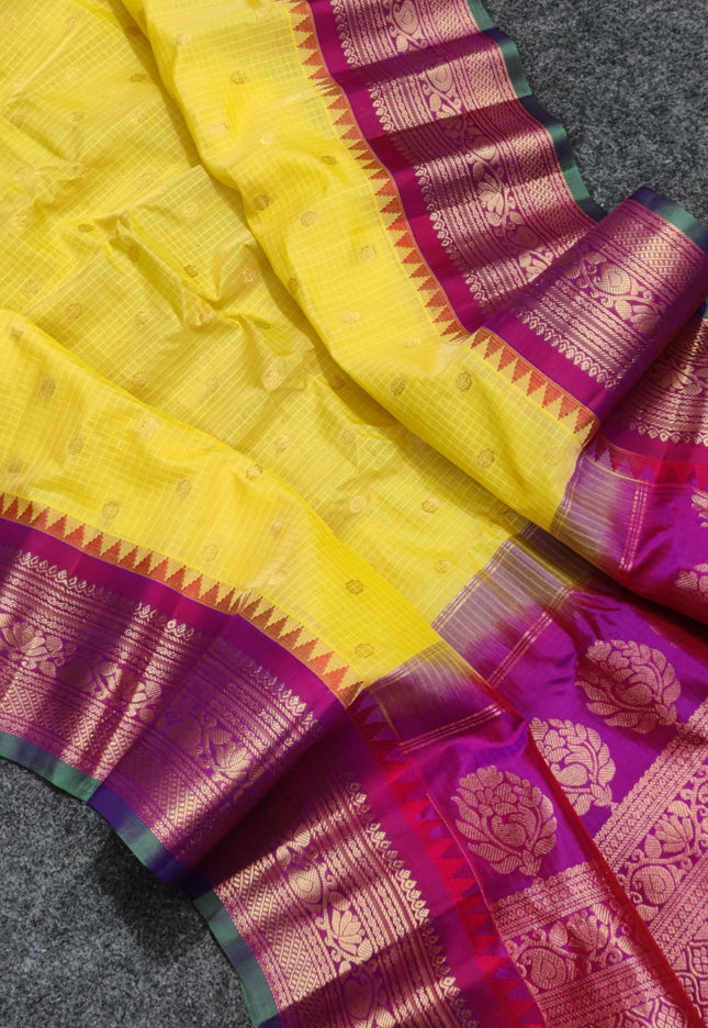 Gadwal Handloom Sico Silk Saree - GS167