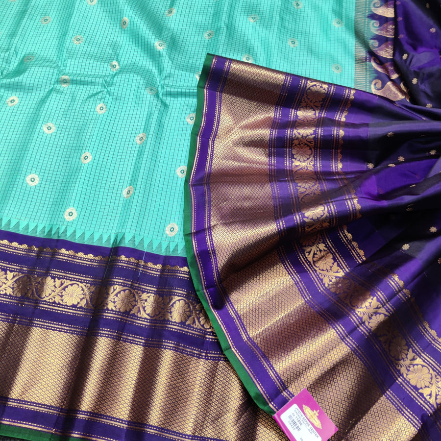 Gadwal Handloom pure silk- GPS41