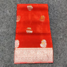 Chinon crepe silk saree -C13