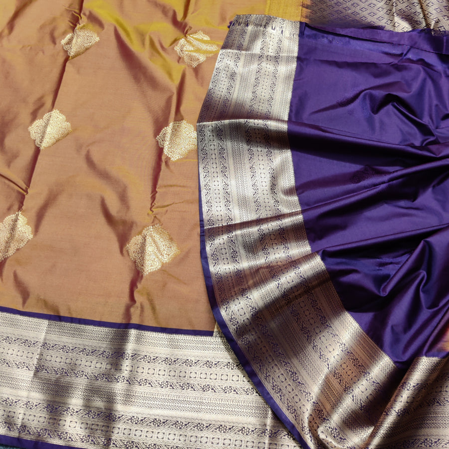 Kanchi semi vintage silk Saree -KS21