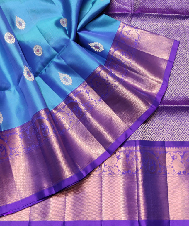 Meenakari kanchi lightweight pattu Saree - KMP305