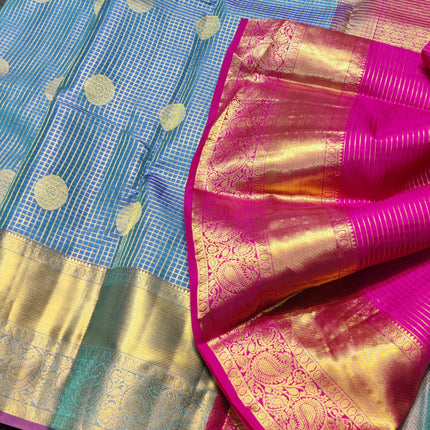 Kanchi Handloom Kuttu Pure Silk Saree - KMP1613