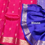 Kanchi Pure Silk Small Border Saree – KMP268