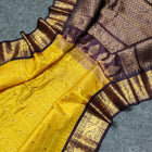 Gadwal check design pure silk- GPS46