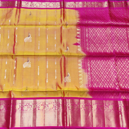 Meenakari kanchi lightweight pattu Saree - KMP3055