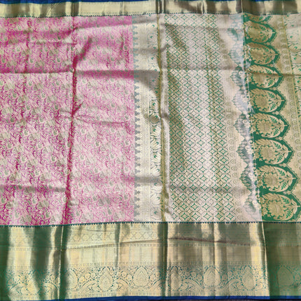 Kanchi pattu half fine Bridal Saree -HF265