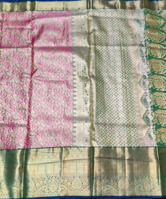 Kanchi pattu half fine Bridal Saree -HF265