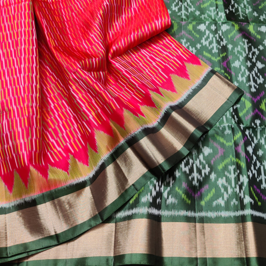 Ikkath Pure handloom silk saree - IKT07