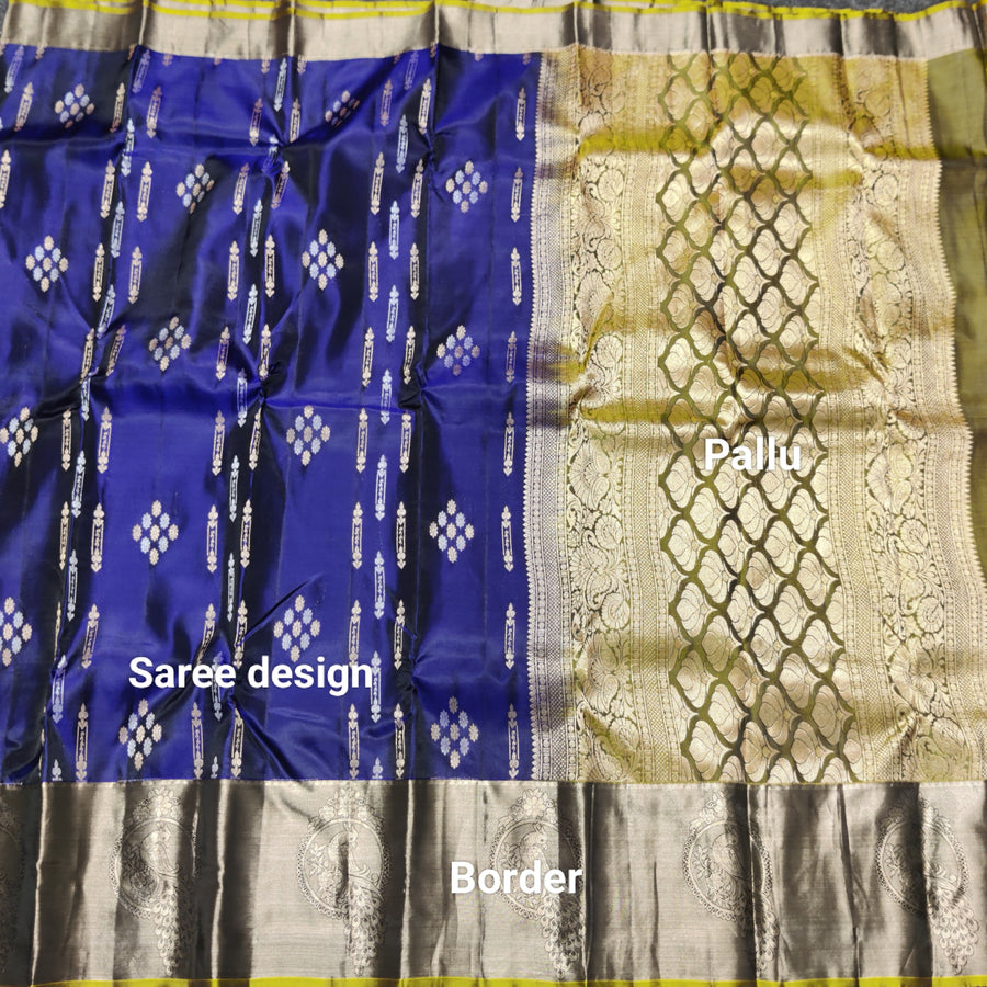 Lightweight pattu Scurt Border Saree - LWP411