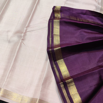 Kanchi pattu small border saree - KMP3018
