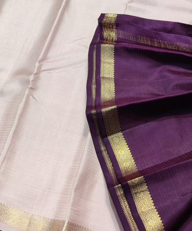Kanchi pattu small border saree - KMP3018