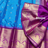 Gadwal Semi Silk Saree - GSM29