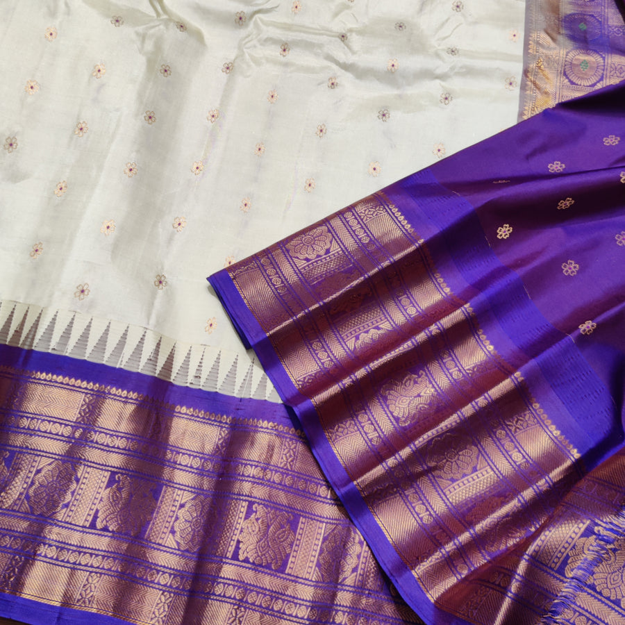 Gadwal Handloom pure silk- GPS46
