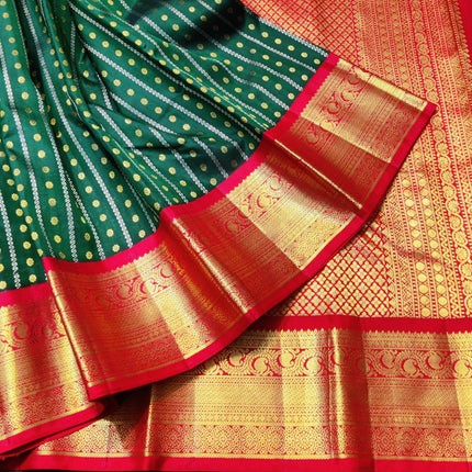 Kanchi pure kuttu border Saree - KMP1298