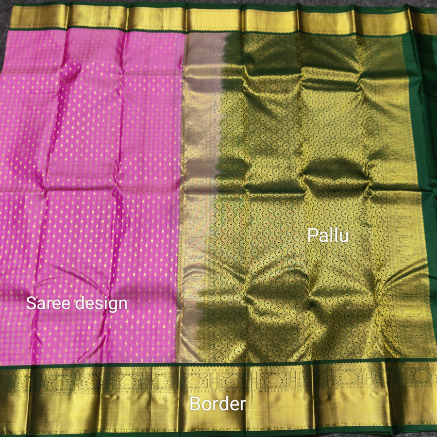 50% off Kanchi kuttu vintage Handloom saree - KMP82