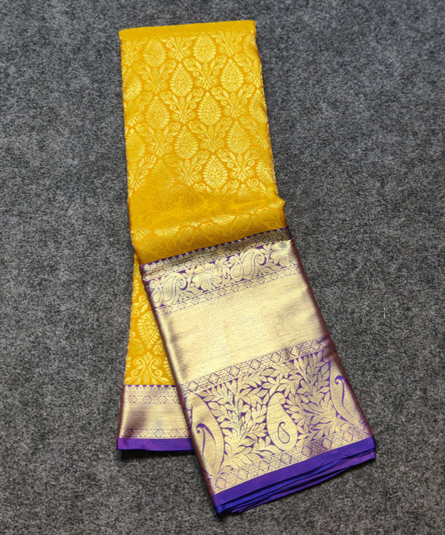 Kanchi pattu half fine Bridal Saree - HF02