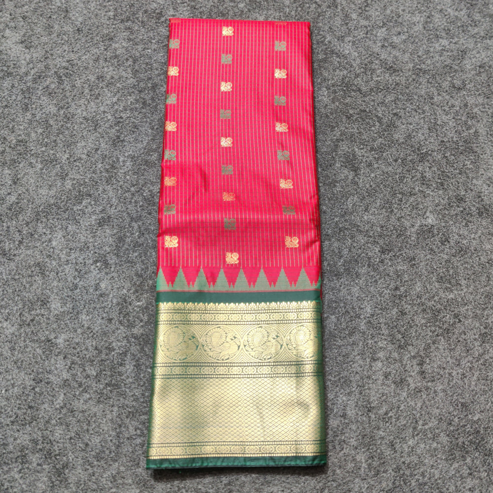 Gadwal Semi Silk Saree - GSM31