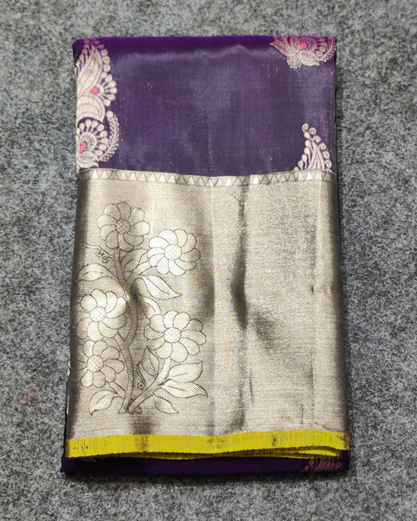 Lightweight pattu Scurt Border Saree - LWP402