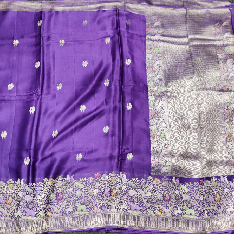 Mashru satin Silk Saree- MS30