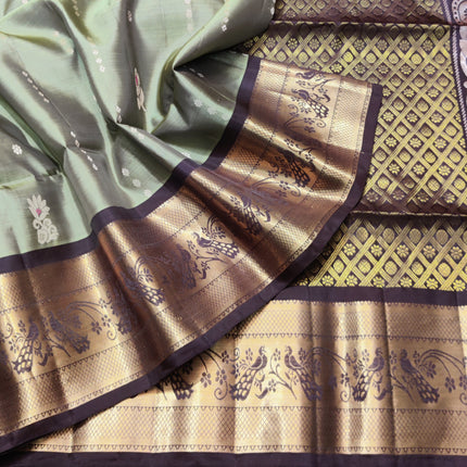 Meenakari kanchi lightweight pattu Saree - KMP3145