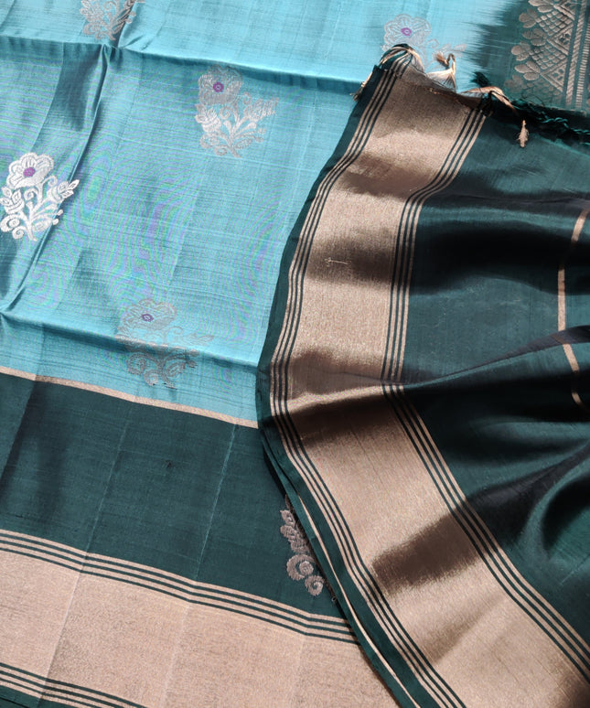 Lightweight pattu Scurt Border Saree - LWP152
