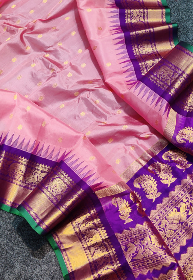 Gadwal pure silk saree - GPS12