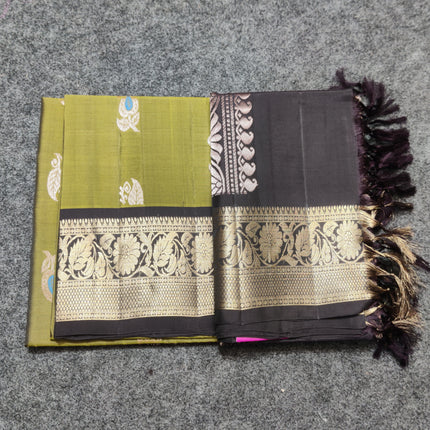 Meenakari kanchi lightweight pattu Saree - KMP3129