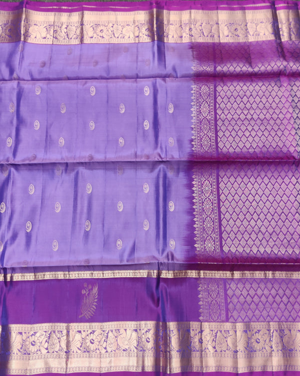 Vintage Lightweight Gap border pattu - LWP261 alternate view