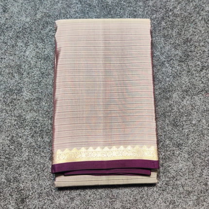 Kanchi pattu small border saree - KMP3014