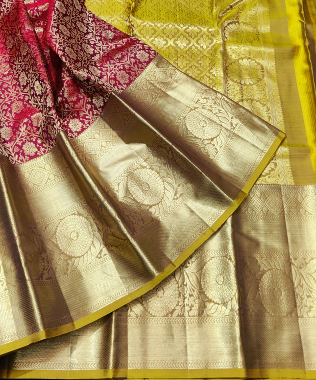 Kanchi pure Bridal wear saree @30% Off - KMP03