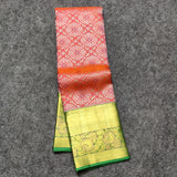 Kanchi Meenakari Brocade Pure handloom Silk Saree - KMP3204