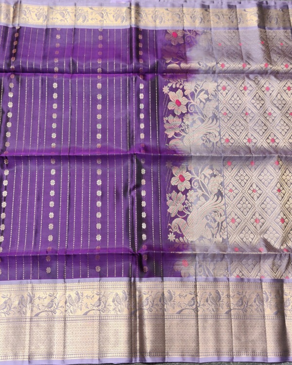 Meenakari kanchi lightweight pattu Saree - KMP18 alternate view