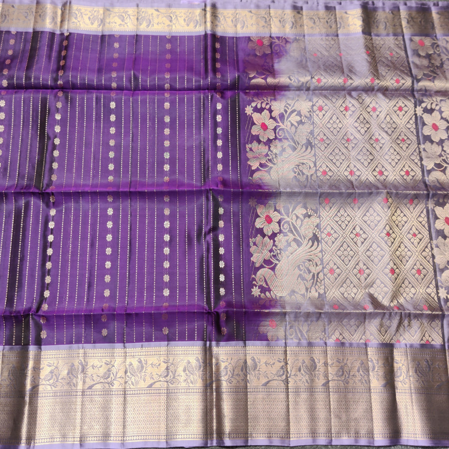 Meenakari kanchi lightweight pattu Saree - KMP18