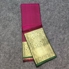 Kanchi pure plain silk Saree - KMP1572
