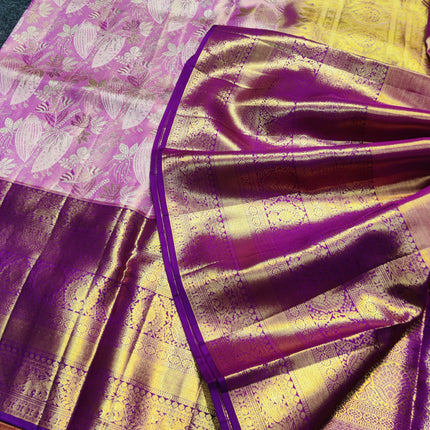 Kanchi Meenakari Brocade Pure handloom Silk Saree - KMP1794