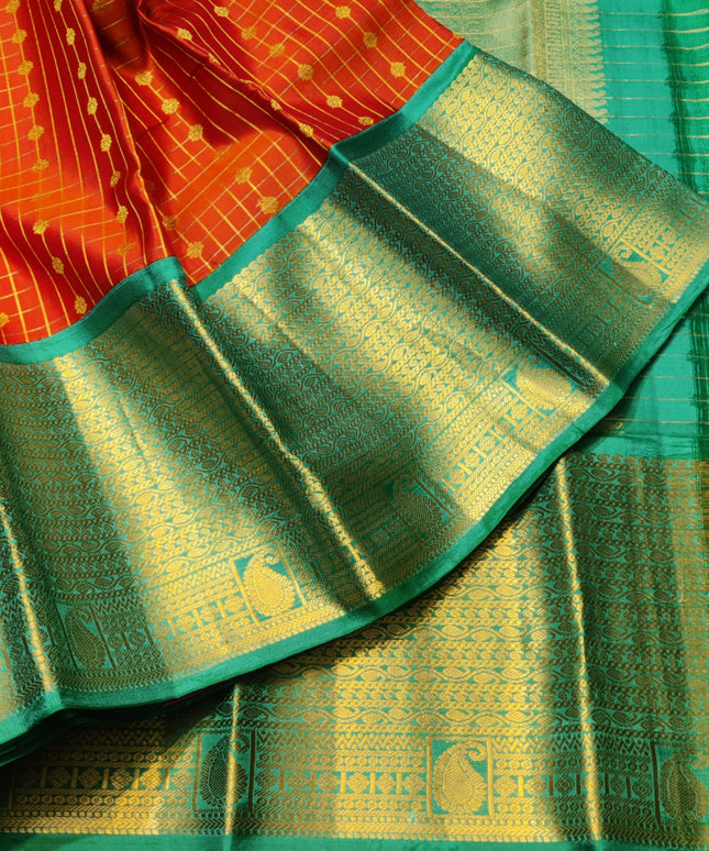 Kanchi Handloom Kuttu Pure Silk Saree - KMP2016