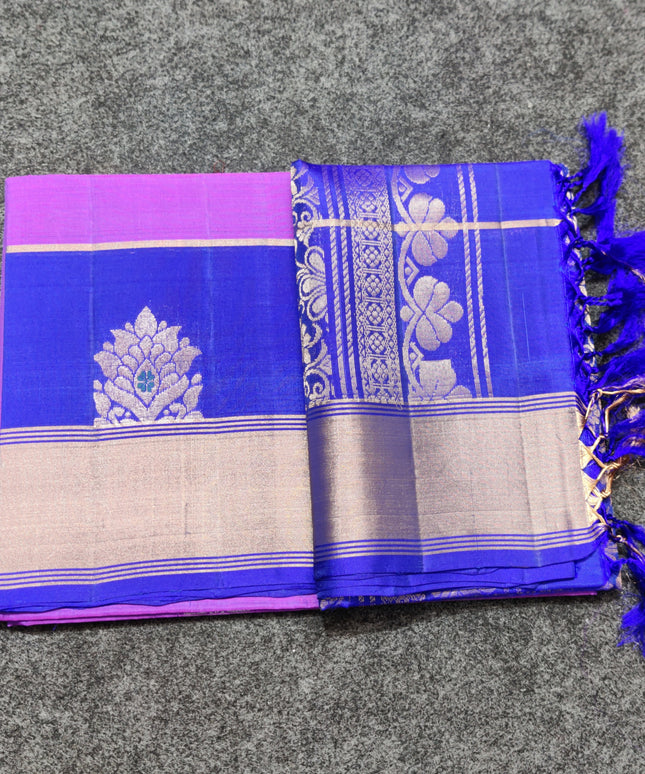Lightweight pattu Scurt Border Saree - LWP153