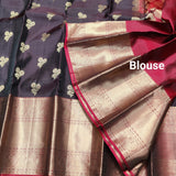 Kanchi Vintage Gap border pattu - KMP252