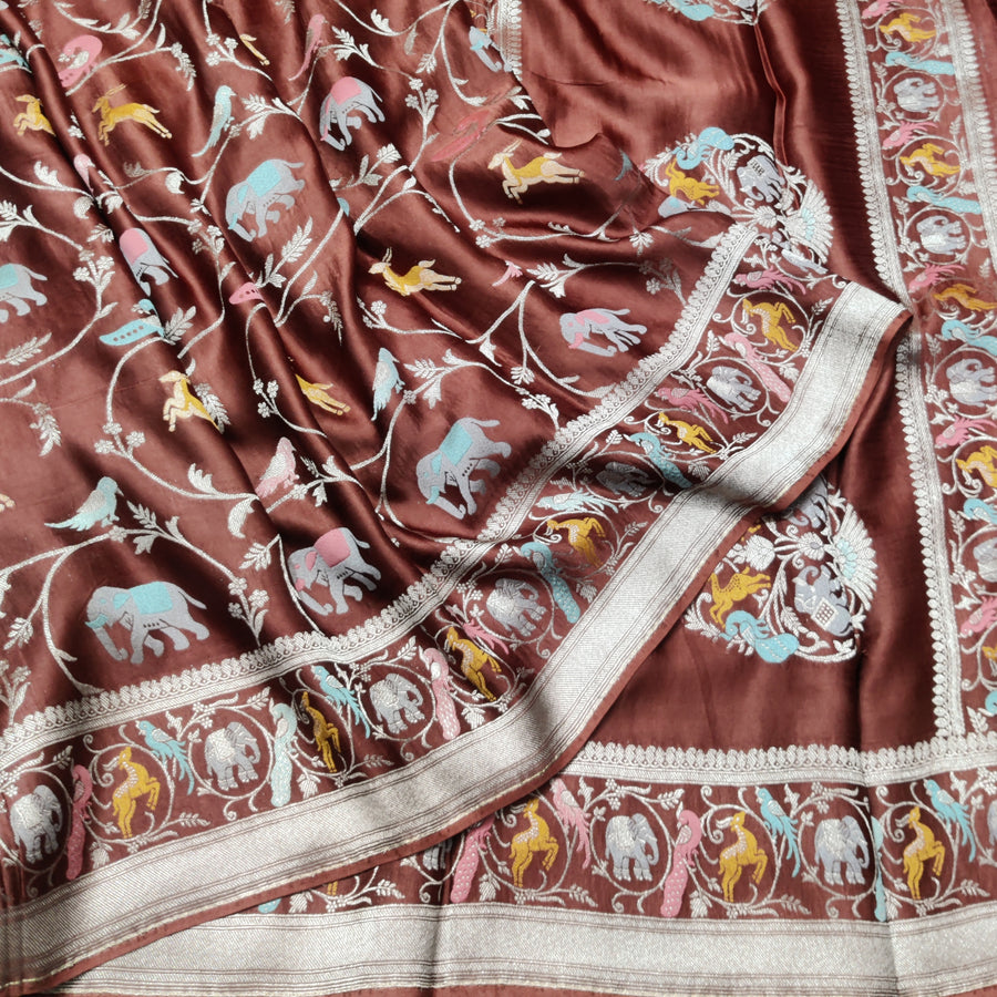 Mashru satin Silk Saree- MS47