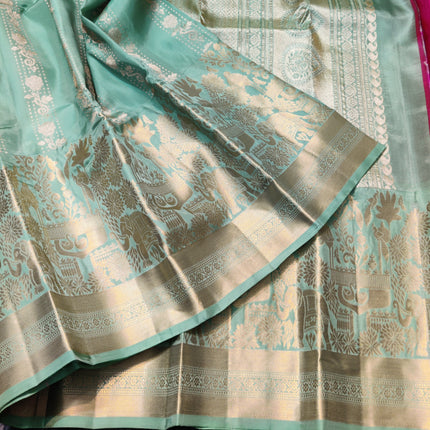 Kanchi pattu pure silk Saree - KMP1271