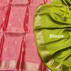 Kanchi Pure Silk Small Border Saree – KMP274