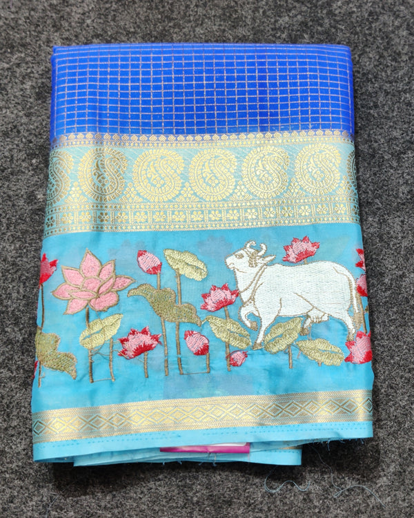 Semi crepe silk saree - SC03